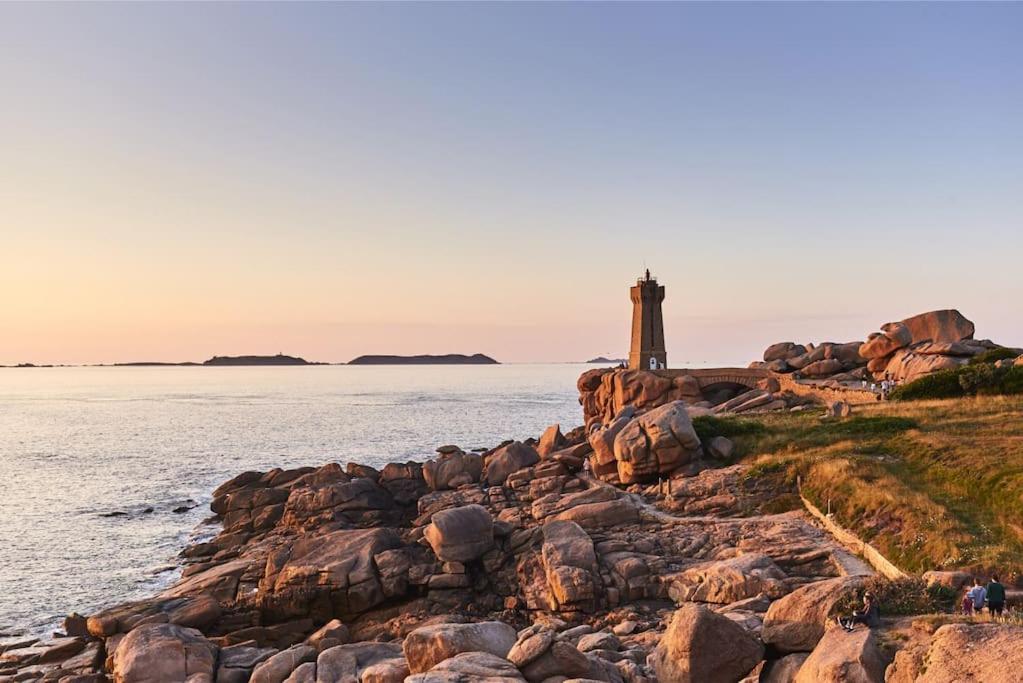 Appartement Avec Terrasse, Trestraou Perros-Guirec Zewnętrze zdjęcie